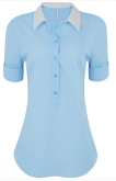 Camisa Feminina Azul
